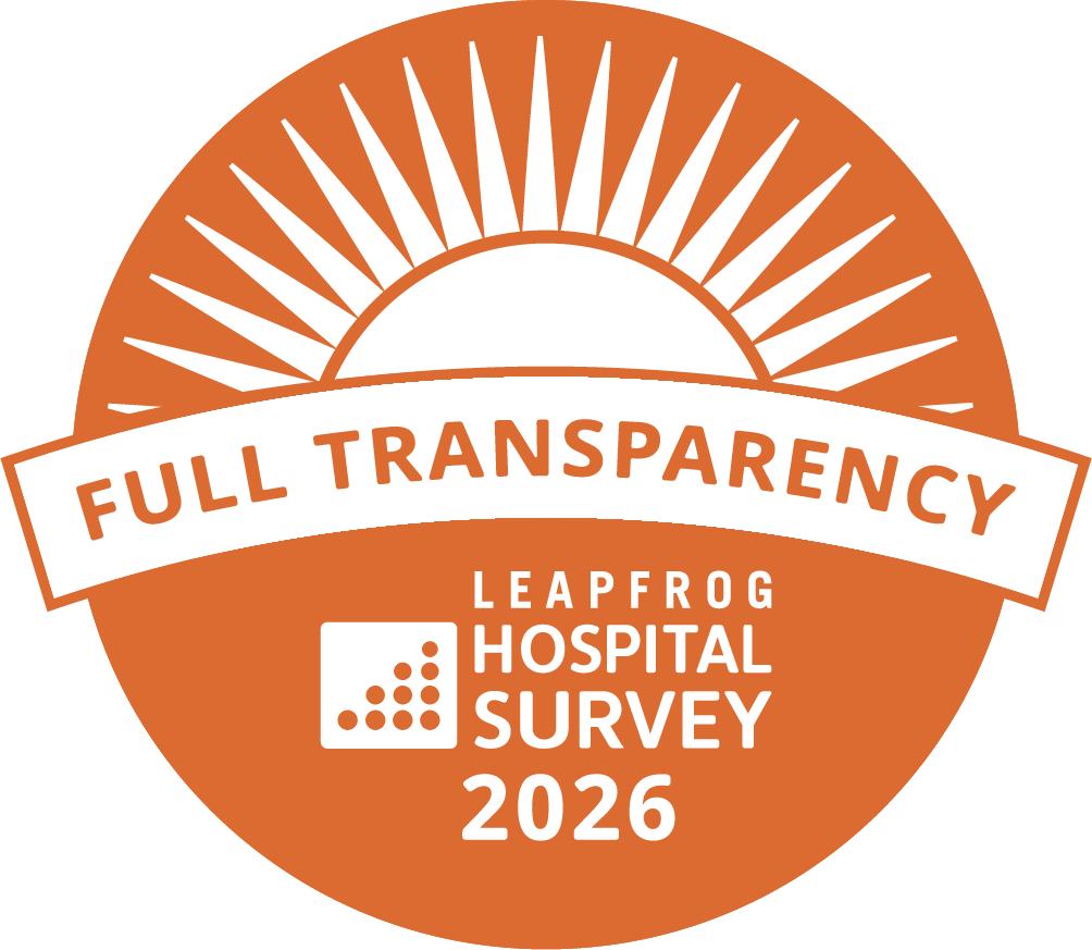 Leapfrog Hospital Survey 2026 Full Transparency badge